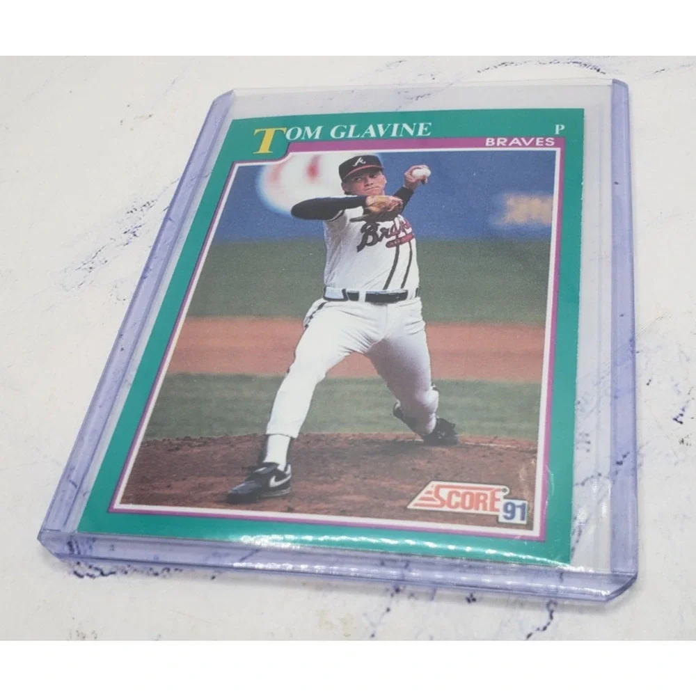 1991 Score Tom Glavine Atlanta Braves Baseball Card